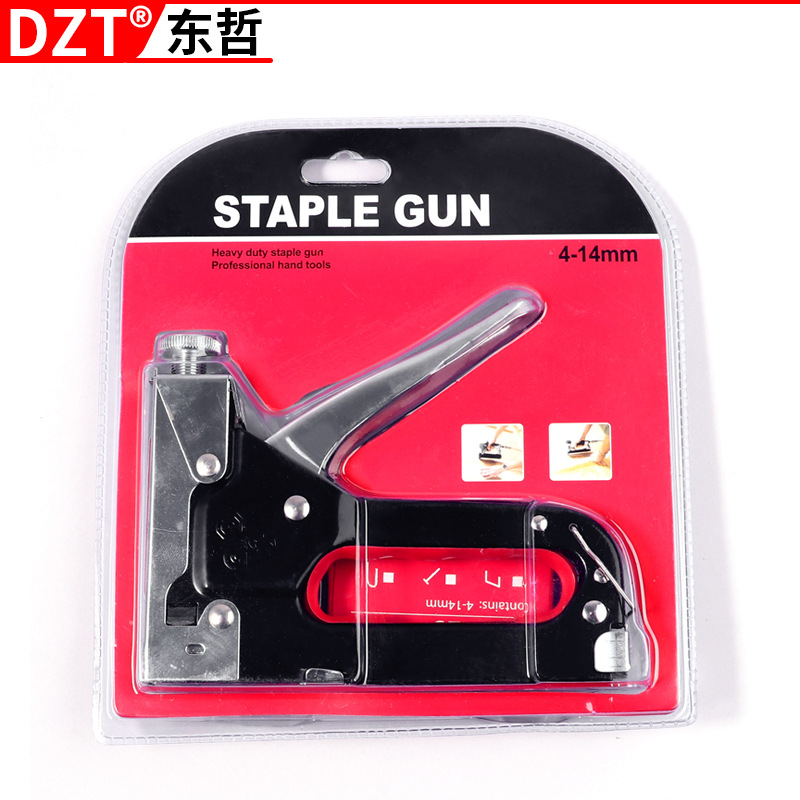 Factory Direct Sales Manual 3-in-1 Staple Gun U-Shaped T-Shaped Door Multi-Functional Amazon AliExpress E-Commerce Hot Sale