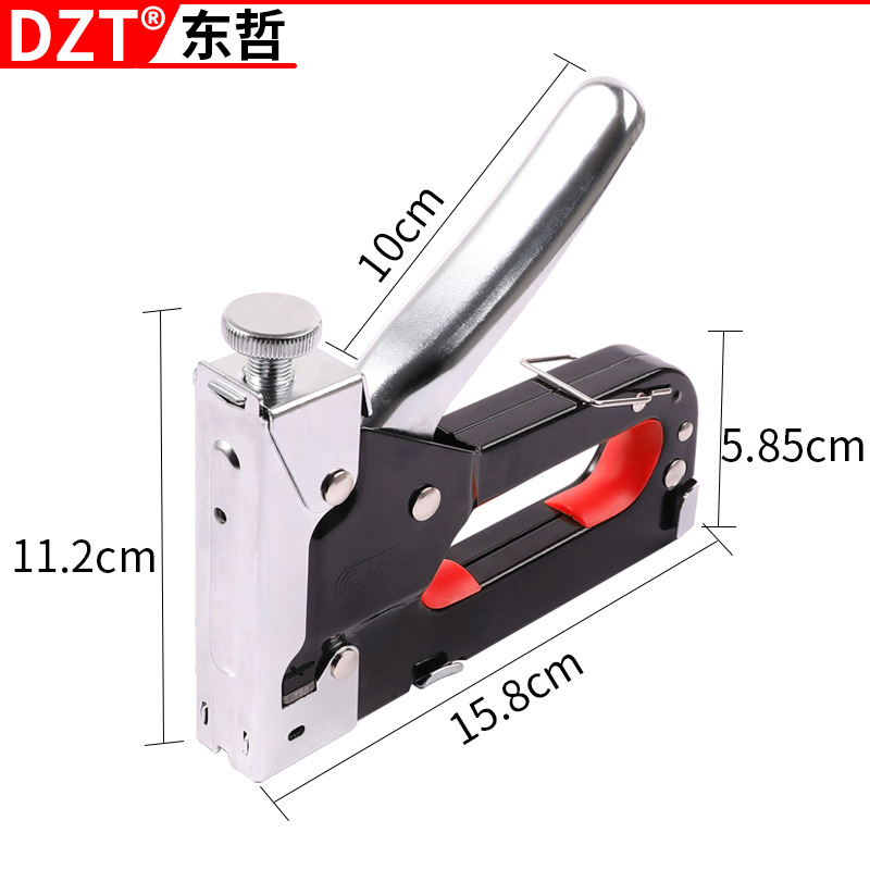 Factory Direct Sales Manual 3-in-1 Staple Gun U-Shaped T-Shaped Door Multi-Functional Amazon AliExpress E-Commerce Hot Sale