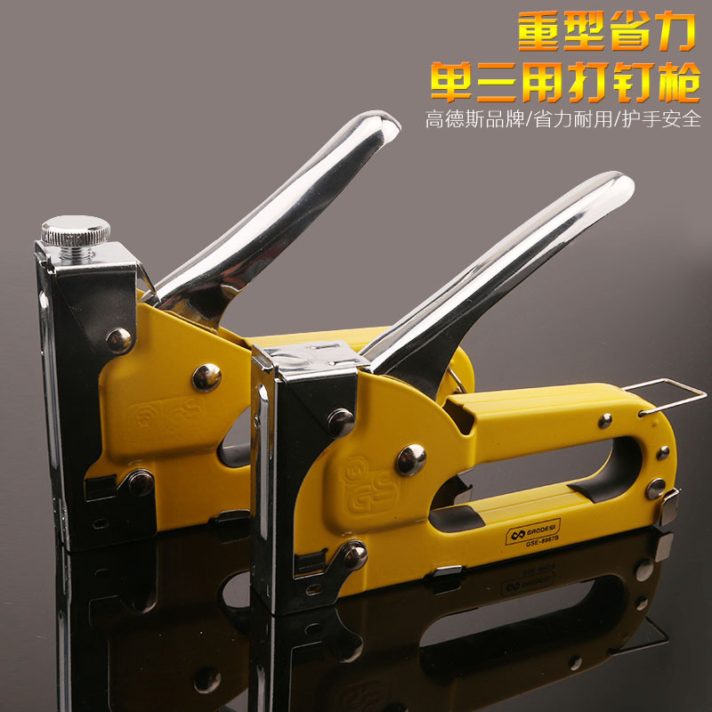 ThreePurpose SingleUse Staple Gun Nail Gun Air Nailers UType Pneumatic Strip Nail Gun Ceiling Tool Decoration Tools
