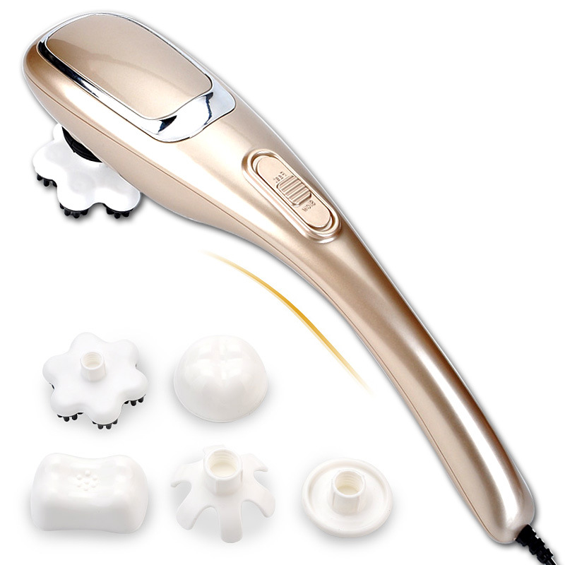 Massage Hammer Rechargeable Dolphin Multifunctional Massage Bar Handheld Neck Massager Electric Beating Massage Hammer