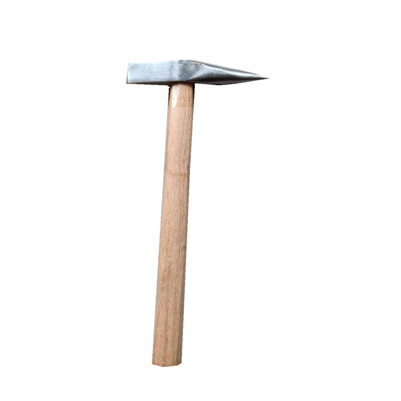 Self-Produced and Self-Sold Wooden Handle Electric Welding Hammer Hongyuan Tool 300G 500G Pointed Hammer  Hardware tools