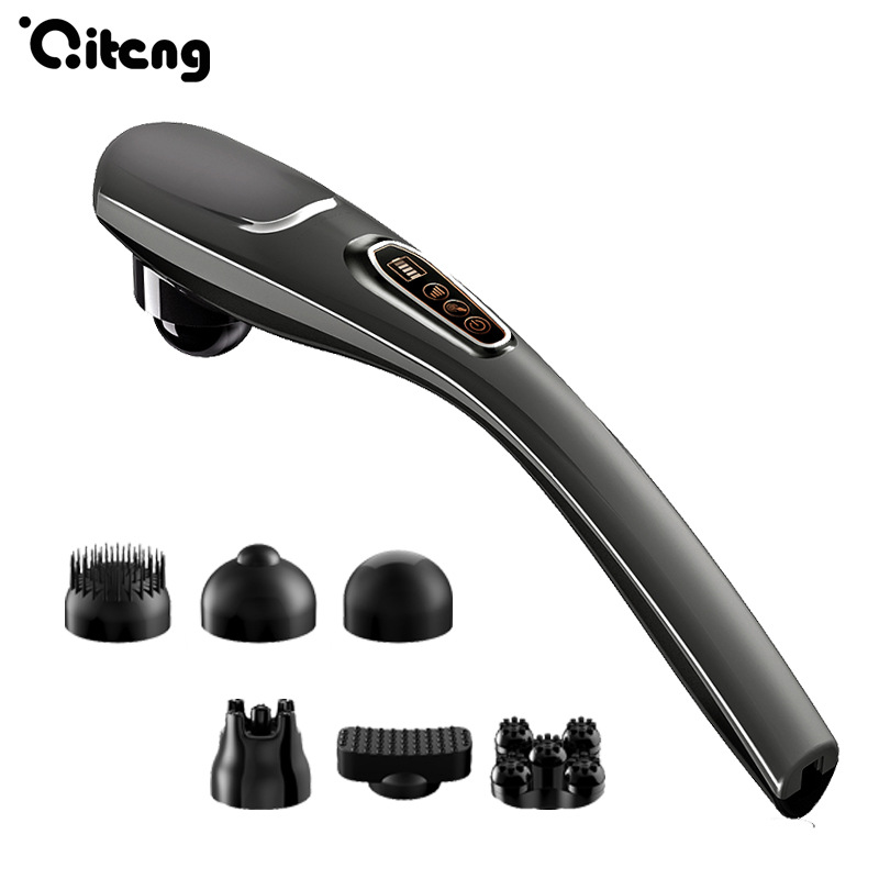 Massage Hammer Dolphin Massager Electric Massage Stick Back Pat Stick Health Hammer Vibration Massage Hammer Back Hammer