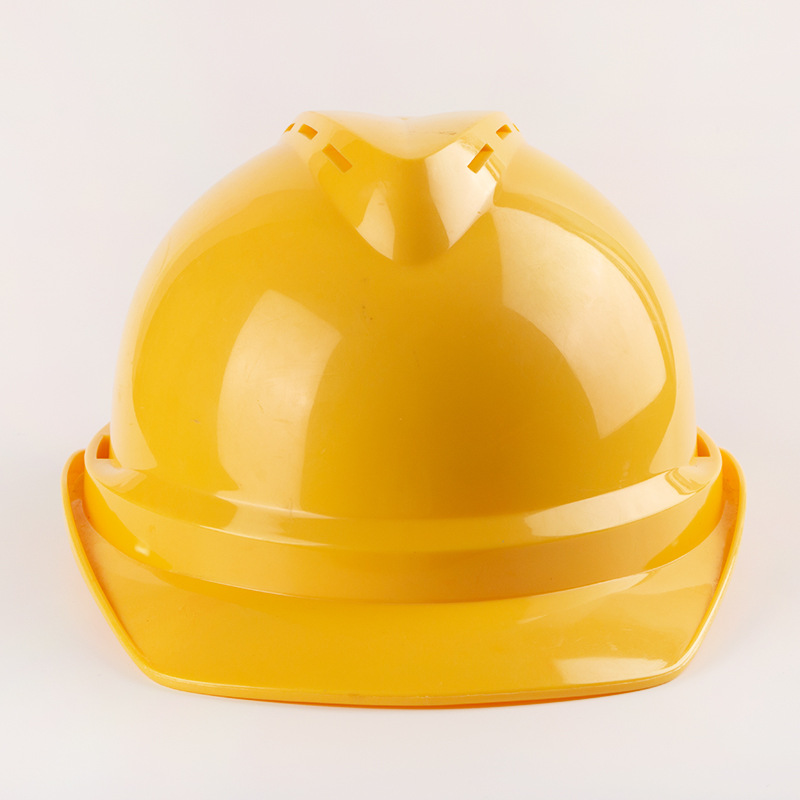 Spot Customized Labor Protection Supplies Yellow Safety Helmet Construction Construction Site Labor-Protection Safety Helmet Construction Site Protection Helmet