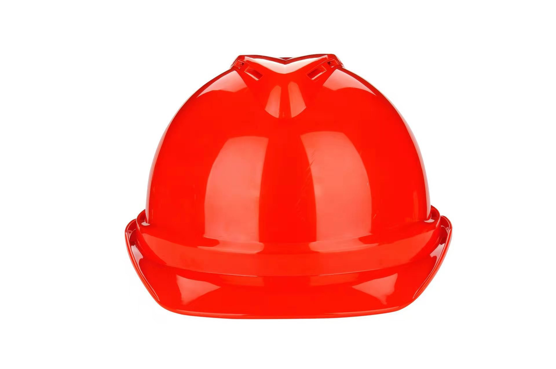 Factory Direct Supply V-Shaped Safety Helmet with Air Hole PE/ABS Material Multi-Color Optional