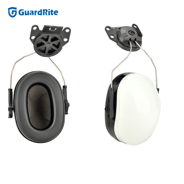 Factory Direct Supply ABS Plug-in Protective Earmuffs for Hearing Noise Reduction and Safety Helmet