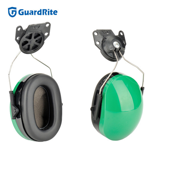 Factory Direct Supply ABS Plug-in Protective Earmuffs for Hearing Noise Reduction and Safety Helmet