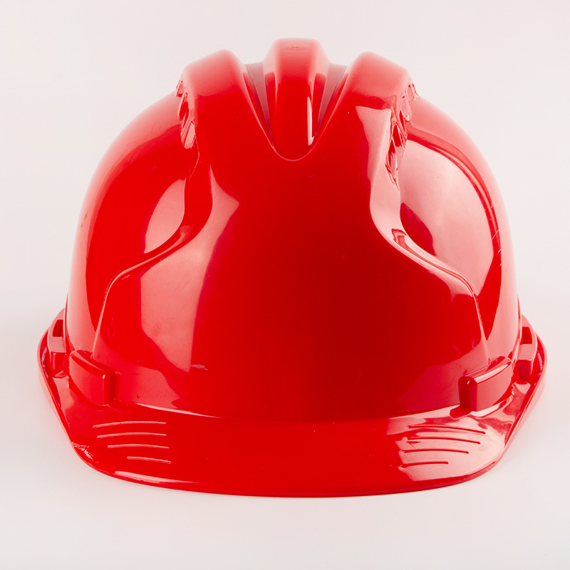 Spot Labor Protection Supplies Red Safety Helmet Construction Site Head Protection Helmet Factory Universal Helmet
