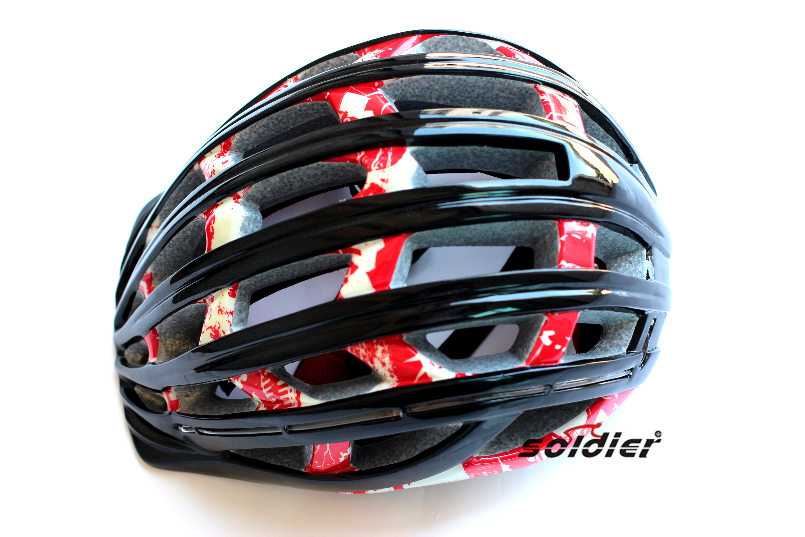 The new LED safety helmet is fashionable and The motorcycle helmet is super bright