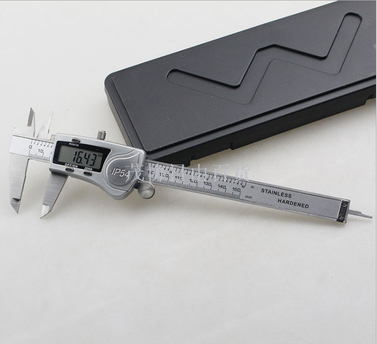 Plastic carbon fiber electronic digital display vernier caliper 0-150mm caliper measuring tool diameter
