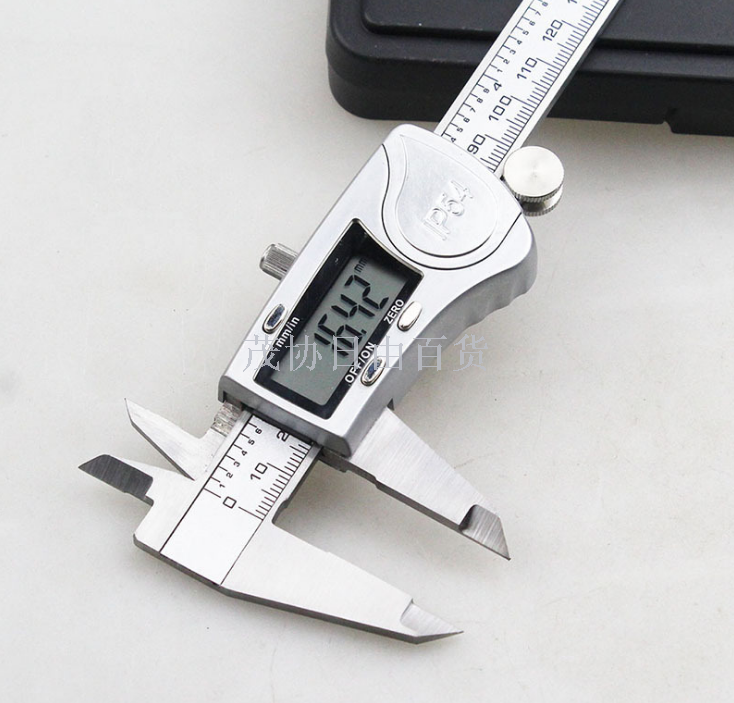 Plastic carbon fiber electronic digital display vernier caliper 0-150mm caliper measuring tool diameter