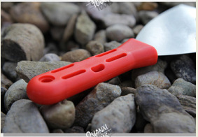 QX-016 Seven-Hole Color Handle Injection Knife Putty Knife Plastic Handle Stainless Steel Batch Gray Knife Factory Supply