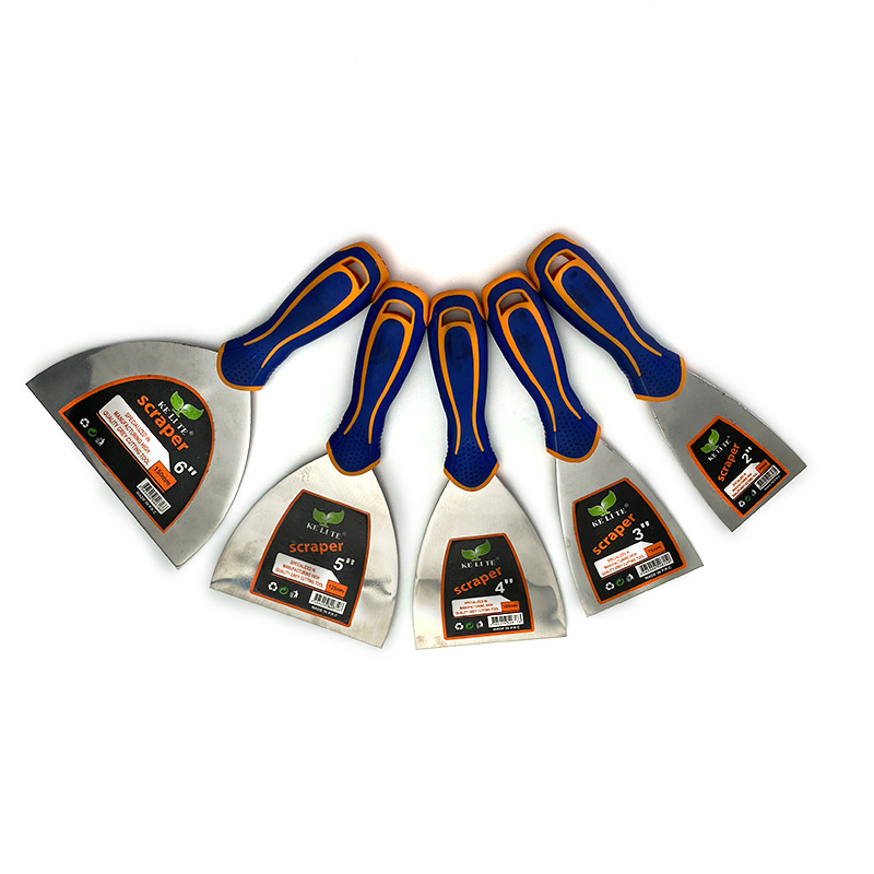 Two-Color Stainless Steel Assembled Three-Piece Putty Knife Putty Knife