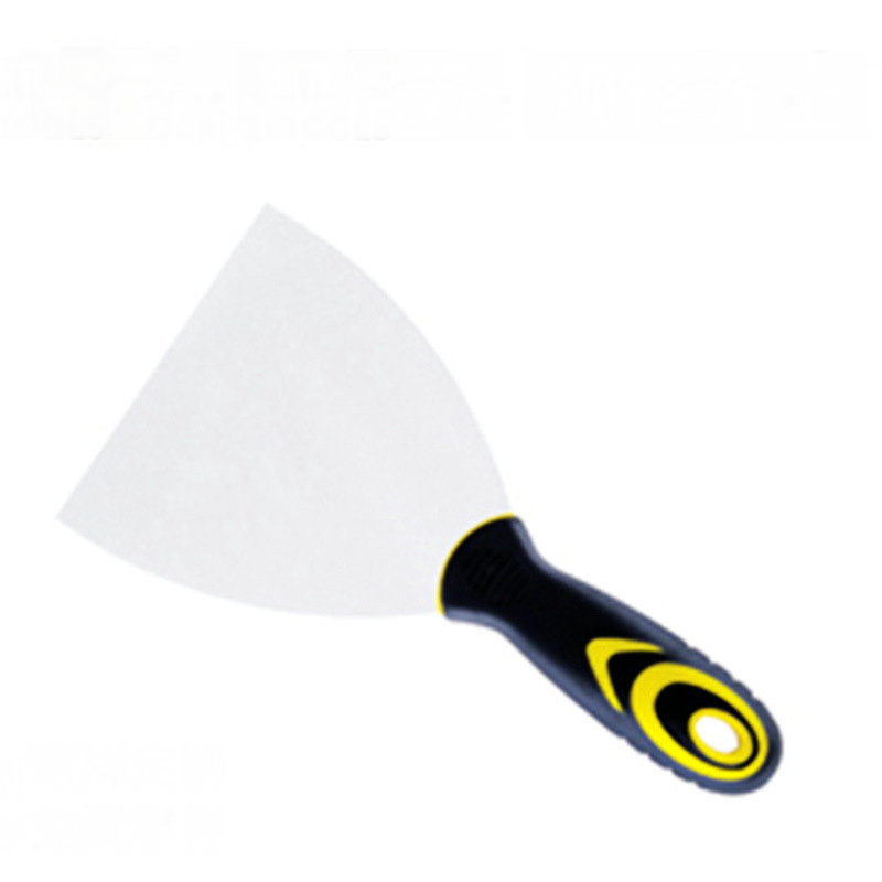 QX-092 Double Color Handle Putty Knife Putty Knife Cleaning Scraper Cleaning Knife Factory Supply