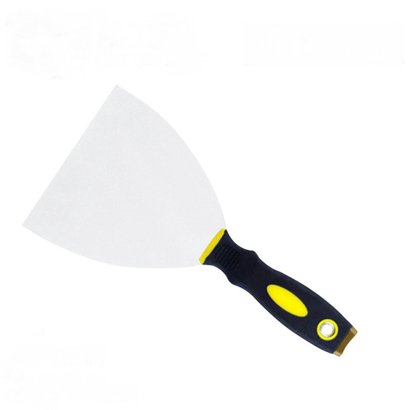 QX-022-2 Double-Color Handle Putty Knife 1-6-Inch Stainless Steel Shovel Scraper Putty Knife Wholesale