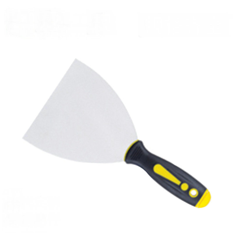 QX-052 Exclamation Point Double Color Handle Putty Knife Cleaning Putty Knife Mud Spatula