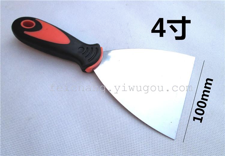 Thick blade putty knife with plastic handle trowel clean putty knife scrapers