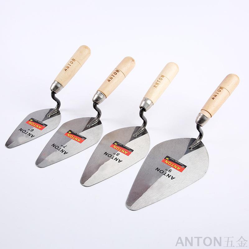 Stainless steel, bricklaying knife masonry knife wall mason &#039;s knife plaster board, mud trowel hardware tools ANTON