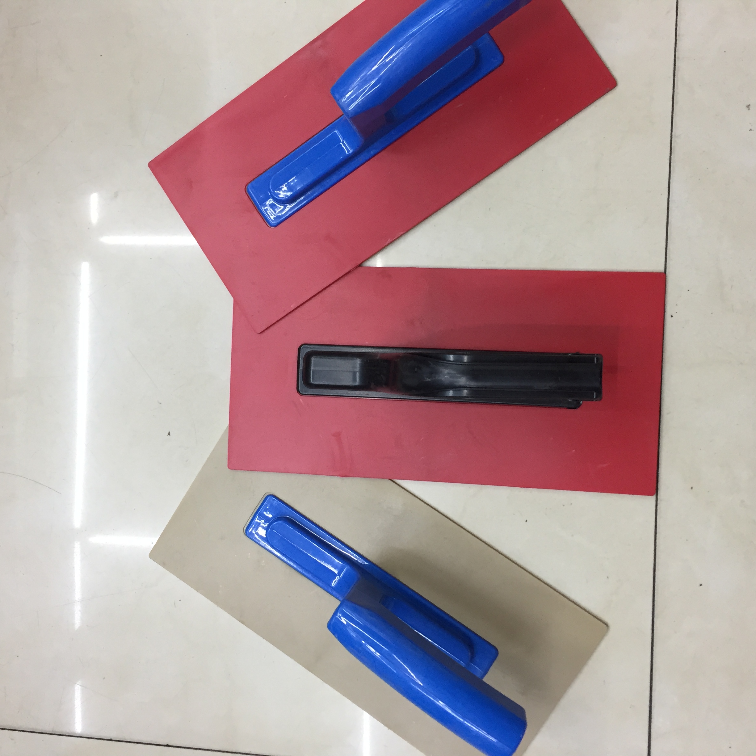 Trowel Mud Wooden Tools Plastic Wipe Board Flat Trowel Craftsman Tools Bricklaying Trowel Plastering Trowel