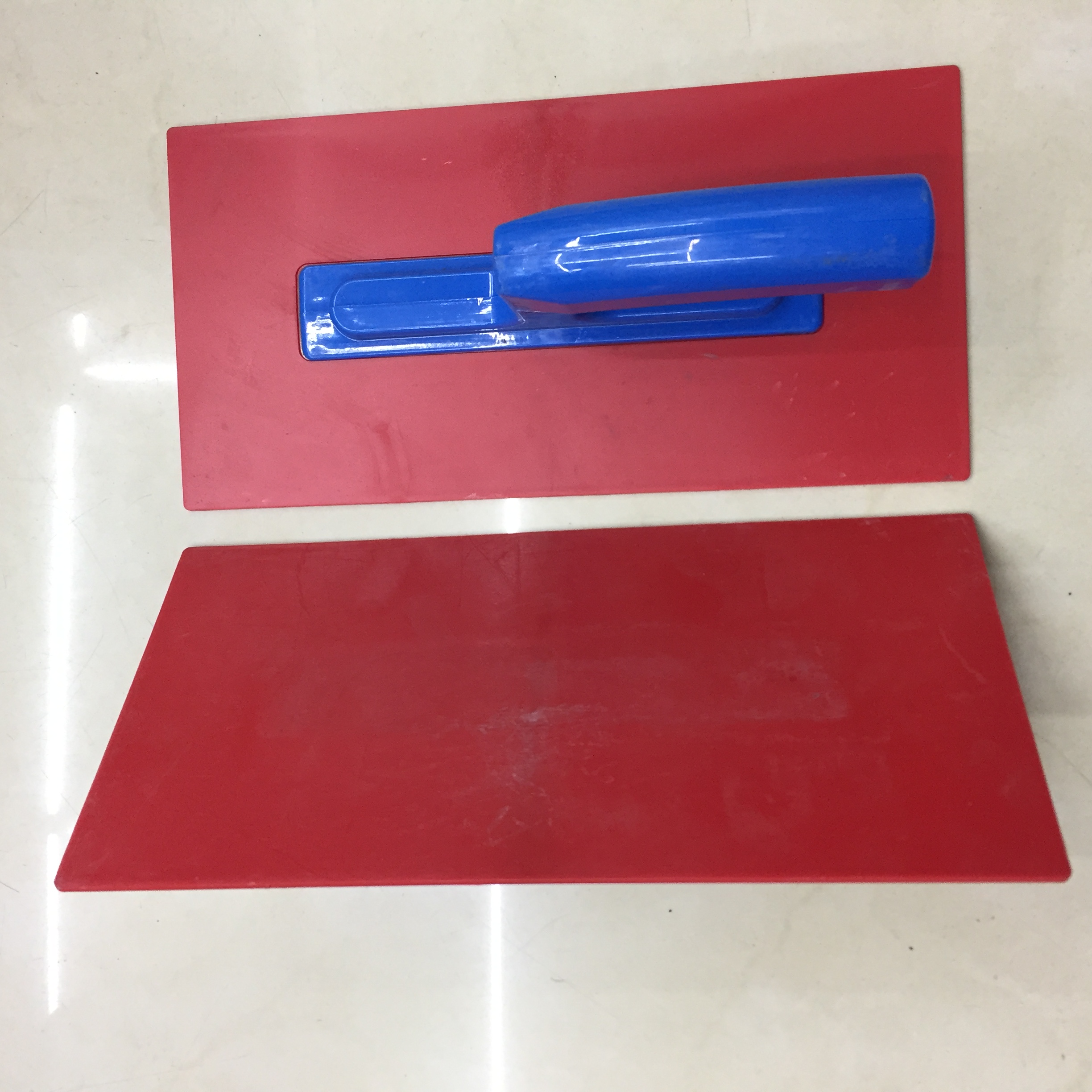 Trowel Mud Wooden Tools Plastic Wipe Board Flat Trowel Craftsman Tools Bricklaying Trowel Plastering Trowel