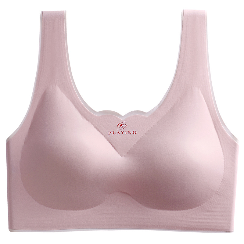 Pro Oxygen 2.0 Ice Silk Back Shaping Chest Wrap Underwear Women&#039;s Vest Base Tube Top without Steel Ring Sports Push up Bra