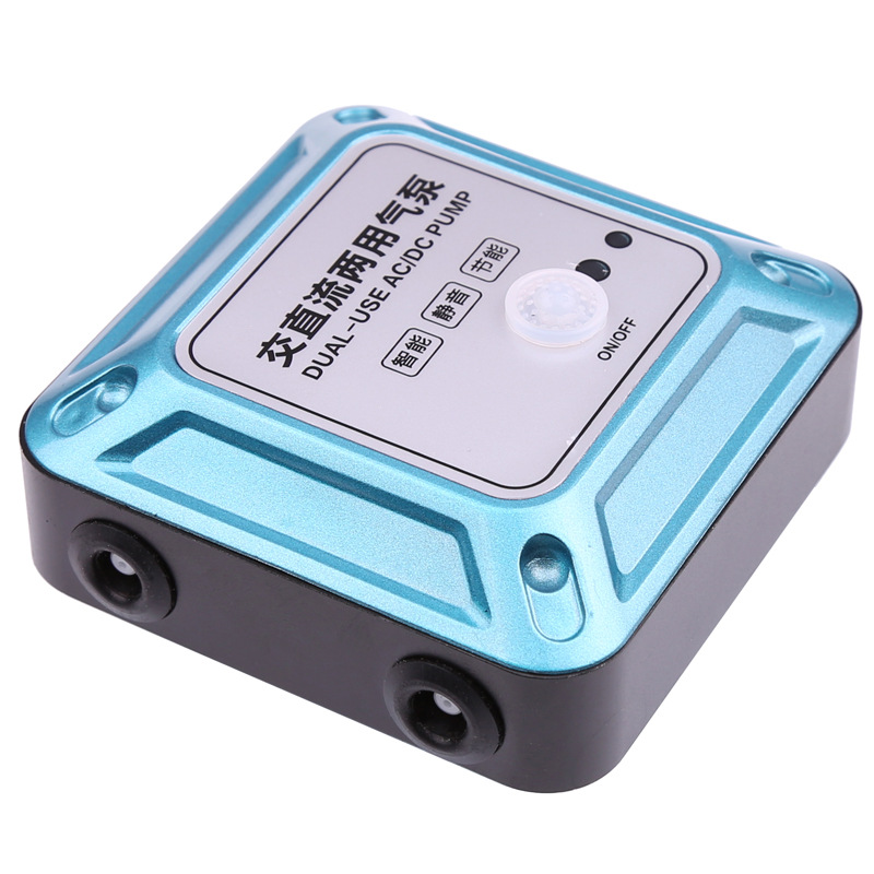 Ultra-Quiet Fish Tank Dual-Tube Charging Mobile Oxygen Pump AC/DC Dual-Use Oxygen Pump