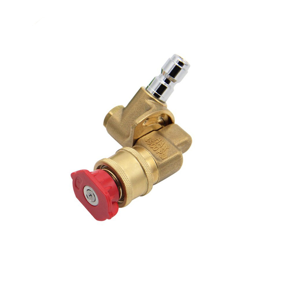 Quick Connector Pure Copper Coupler 5 Gear Angle Adjustment Universal Joint Adjustable Direction 7 Kinds Fan Shape Nozzle