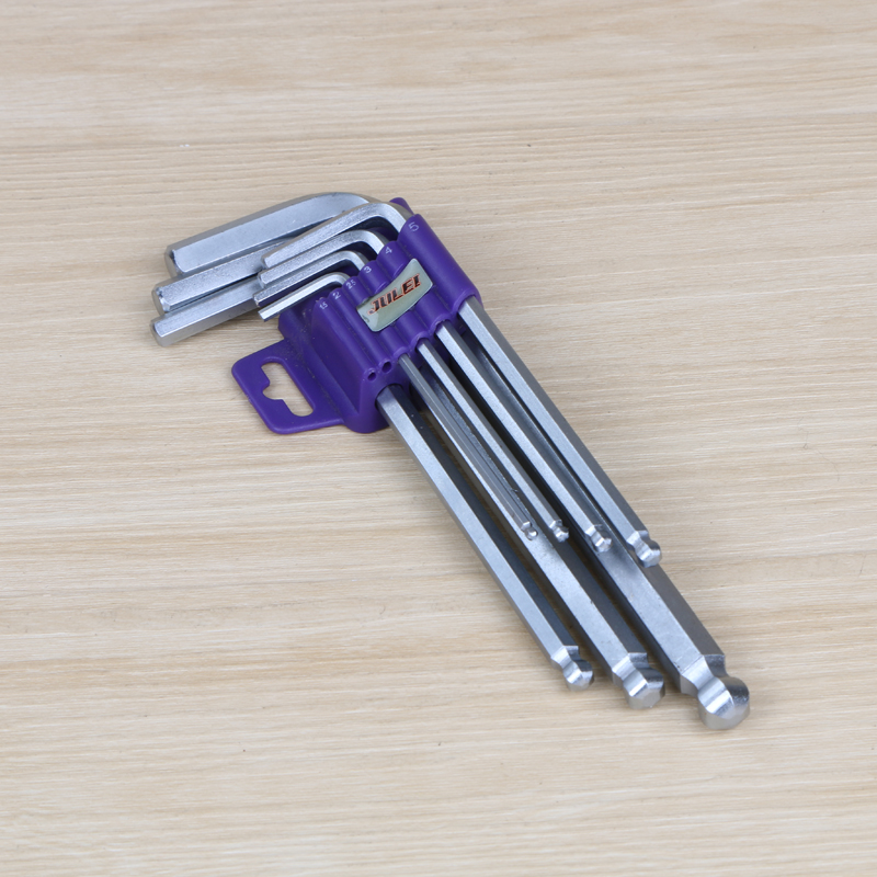 Hexagon socket wrench set in bicycle.
