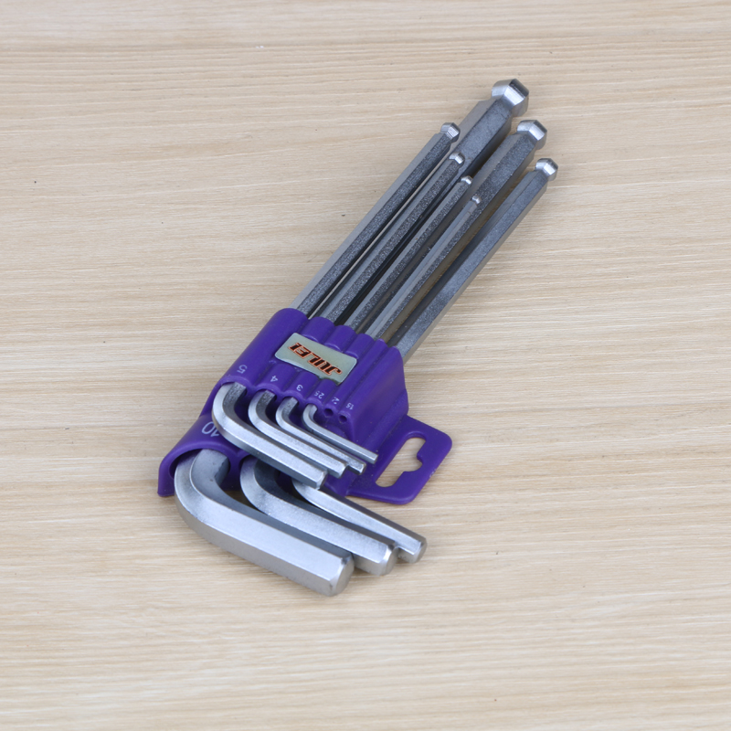 Hexagon socket wrench set in bicycle.