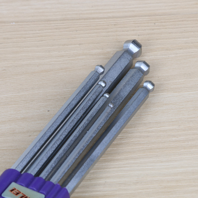 Hexagon socket wrench set in bicycle.