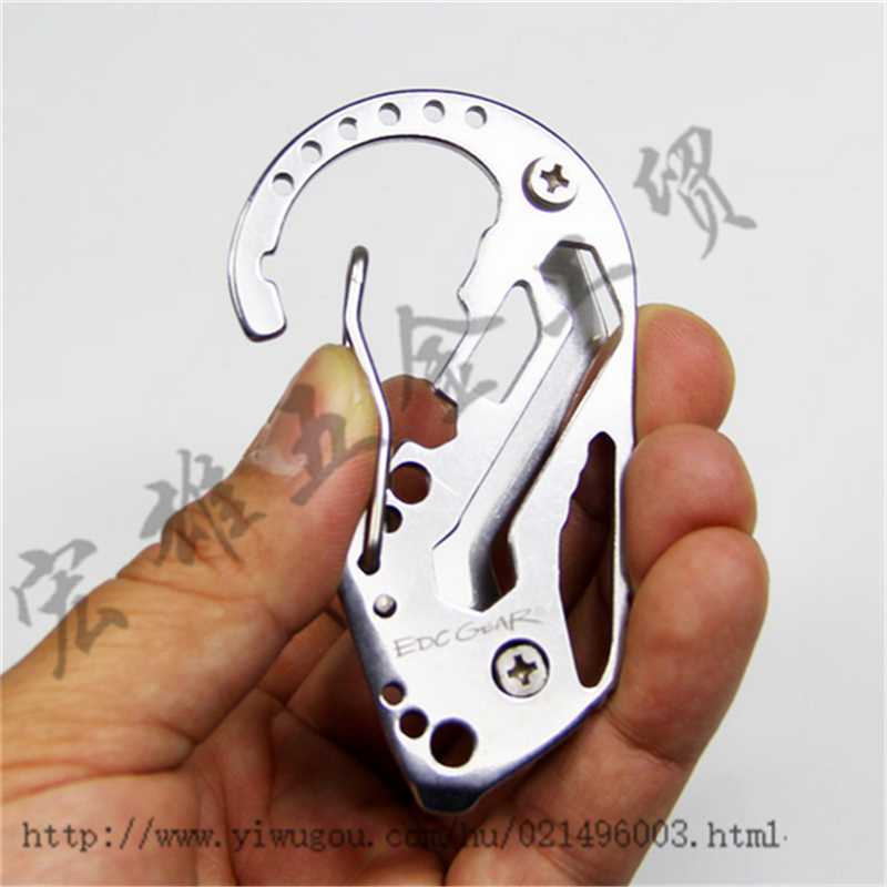 EDC tool key clip multi-function quick hanging tool EDC carry the screwdriver with hexagon socket.