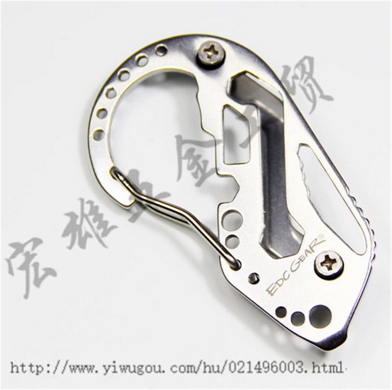 EDC tool key clip multi-function quick hanging tool EDC carry the screwdriver with hexagon socket.