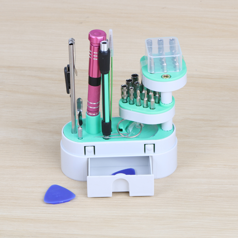Socket wrench set with hexagon multi-function screwdriver set.