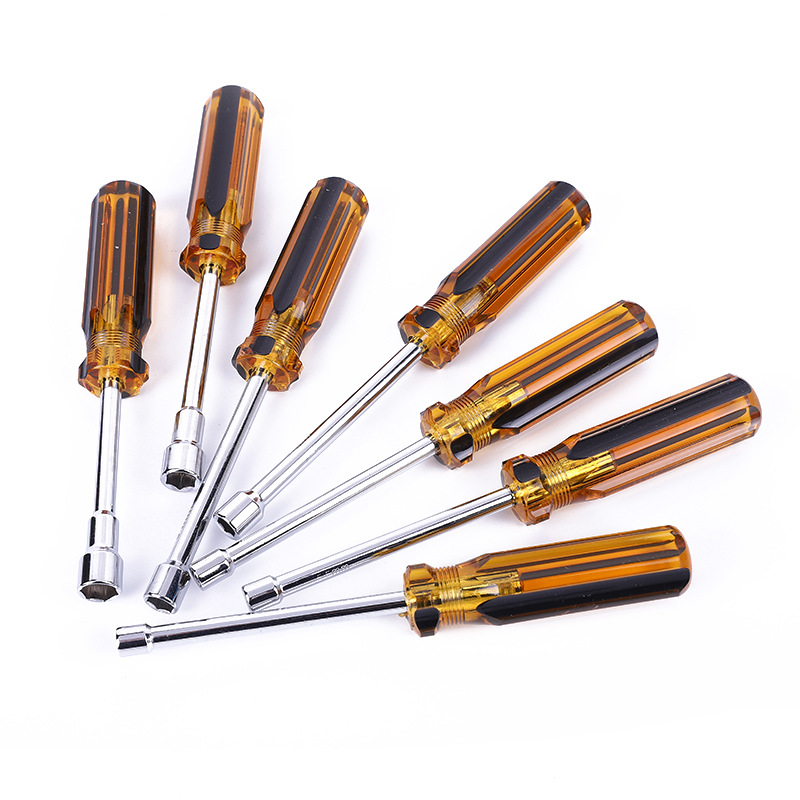 Outer Hexagon Socket Screwdriver Nut Wrench 5 6 7 8 9 10 5.5mm Twist M3 M4 Screwdriver Casing Batch