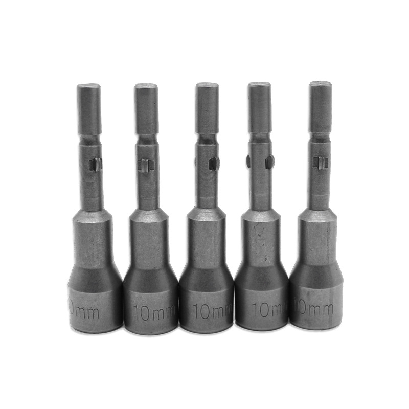 CR-V Chrome Vanadium Steel 801/802 Non-Magnetic Electric Batch Sleeve Hexagon Socket Wrench Pneumatic Electric Screwdriver