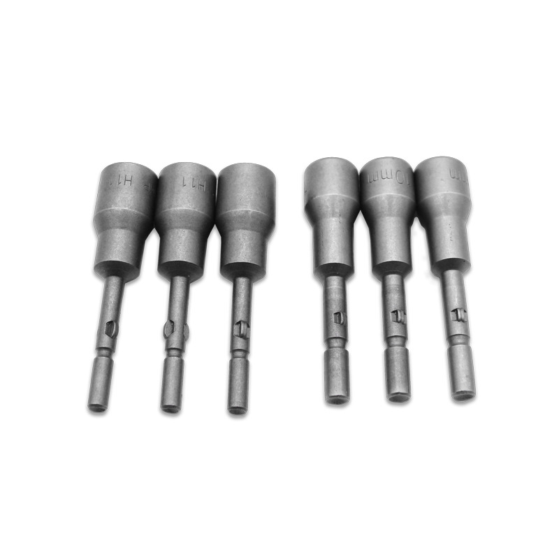 CR-V Chrome Vanadium Steel 801/802 Non-Magnetic Electric Batch Sleeve Hexagon Socket Wrench Pneumatic Electric Screwdriver