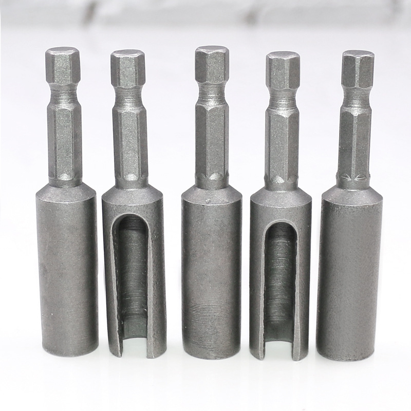 1/4 Hexagon Socket Opening Sleeve 65/80/100/120/135mm Deepening Lengthened Air Batch Pneumatic Quick Sleeve