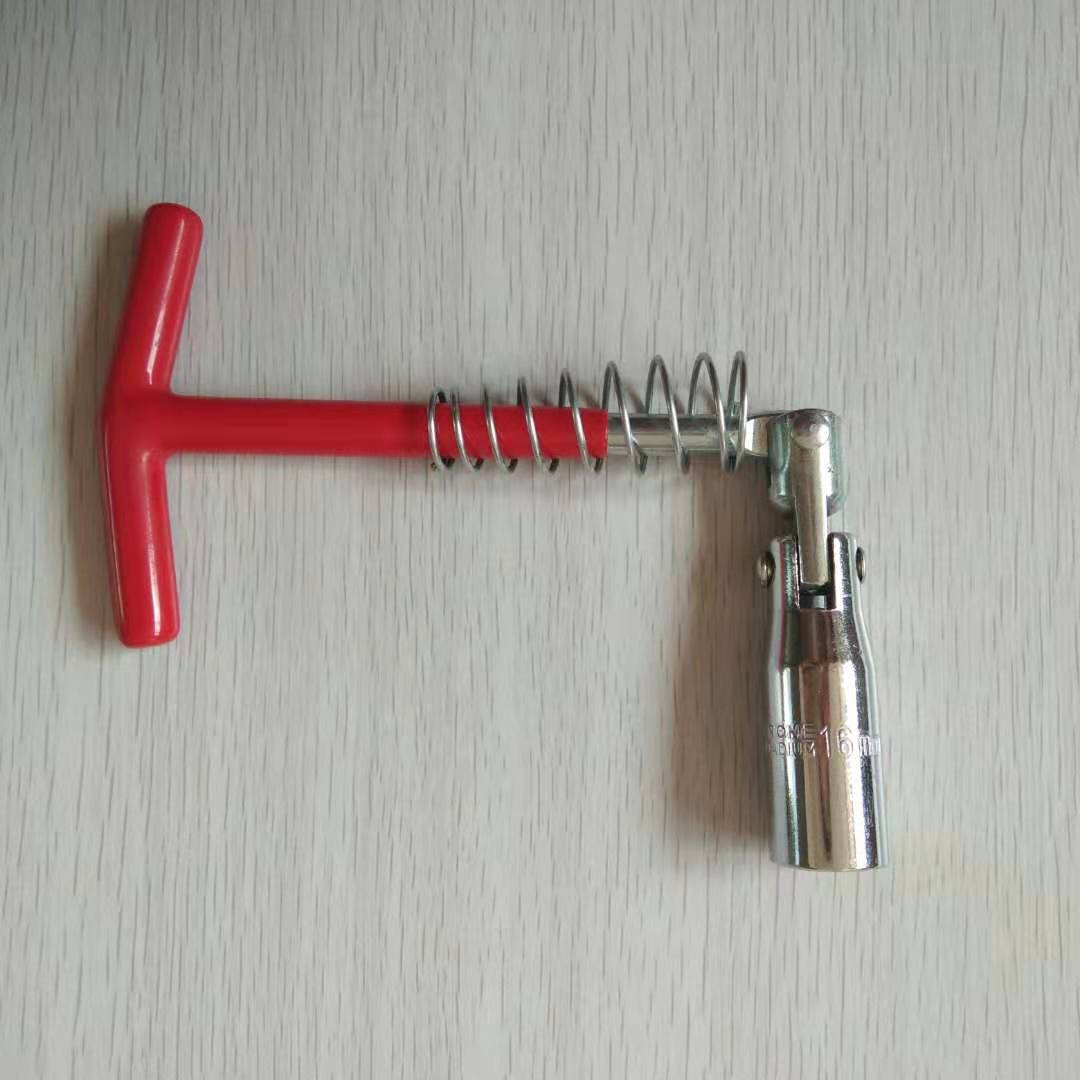 Factory Direct Sales Spark Plug Socket Wrench T-Type Socket Wrench Auto Repair Tools Hexagon Socket Wrench 09