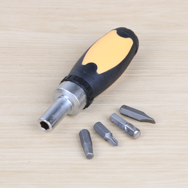 Socket wrench set with hexagon multi-function screwdriver set.