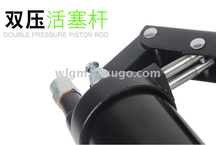 Manual butter gun double pressure rod excavator automobile heavy duty grease gun high pressure butter gun gun gun