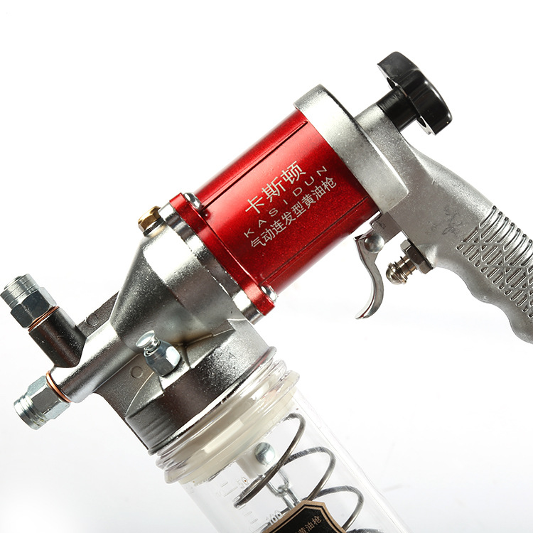 Transparent Pneumatic Grease Gun Continuous High-Pressure Pull Rod Self-Priming Loose Oil Caterpillar Bullet Special Grease Gun