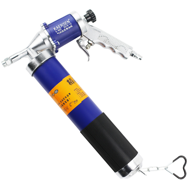 Zipper Carlson Pneumatic Grease Gun Caterpillar Butter Bomb Grease Gun Manual High Pressure Chain Oil Grab Transparent