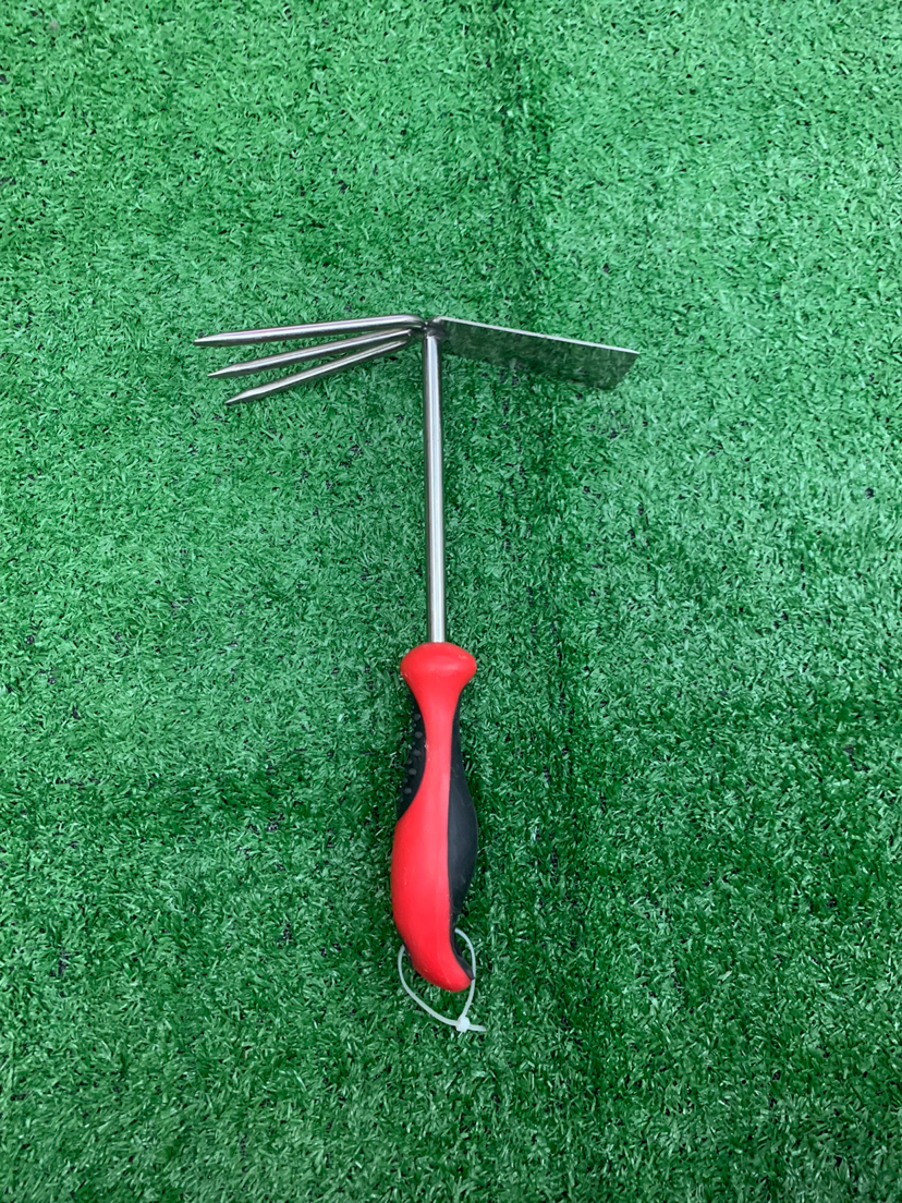 Garden Tools Double Color Handle Stainless Steel Dual Purpose Hoe Big Shovel Small Shovel Five Tooth Rake