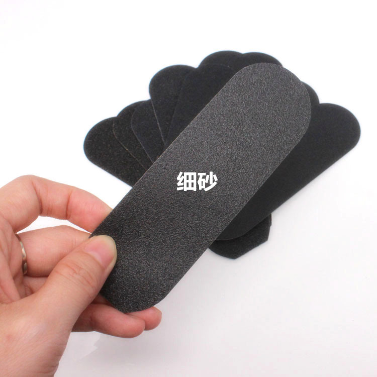 Spot Small Double-Sided Foot File Spare Exfoliating Sandpaper Stickers 10 Pieces Washable Non-Removable