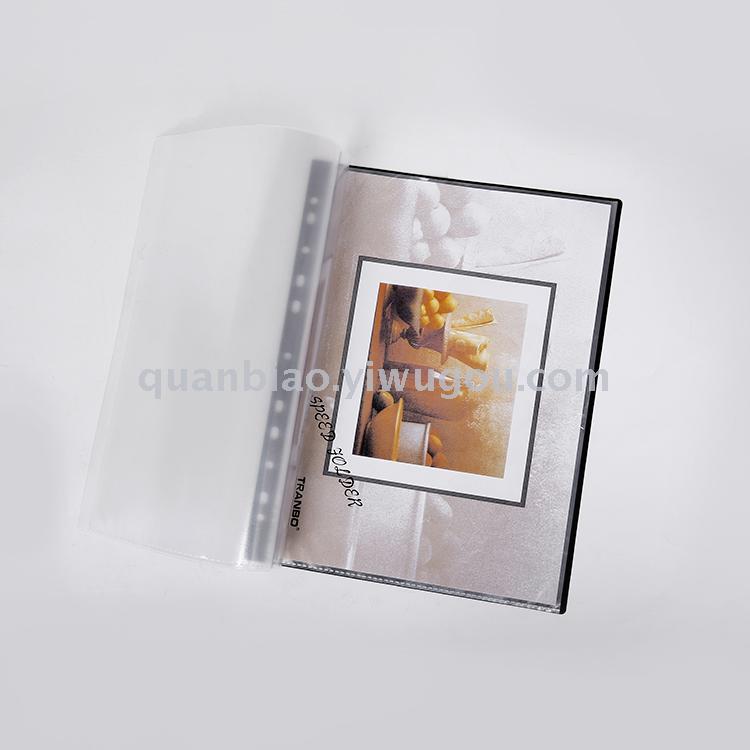 TRANBO 11 hole file book 10-20 pockets transparent cover file page book display bookOEM