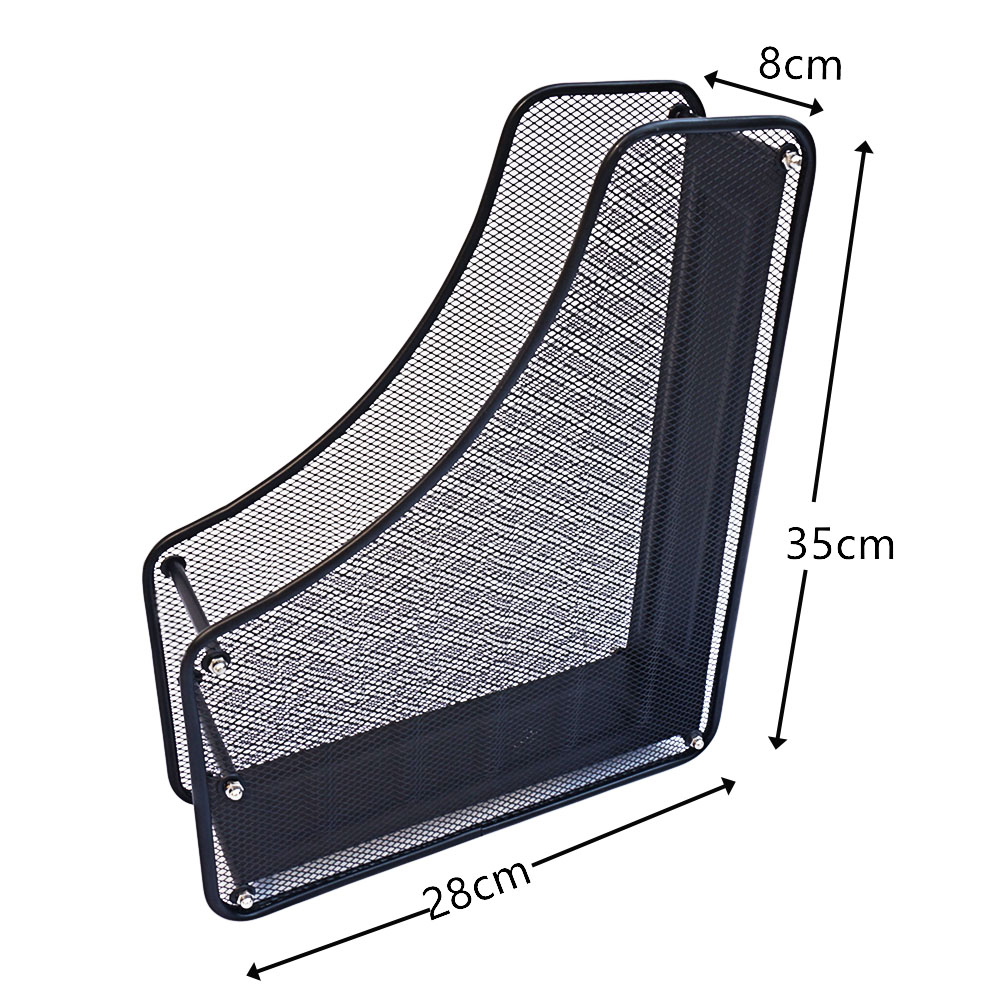 Office desktop storage supplies metal wire single file rack file rack file bar data box