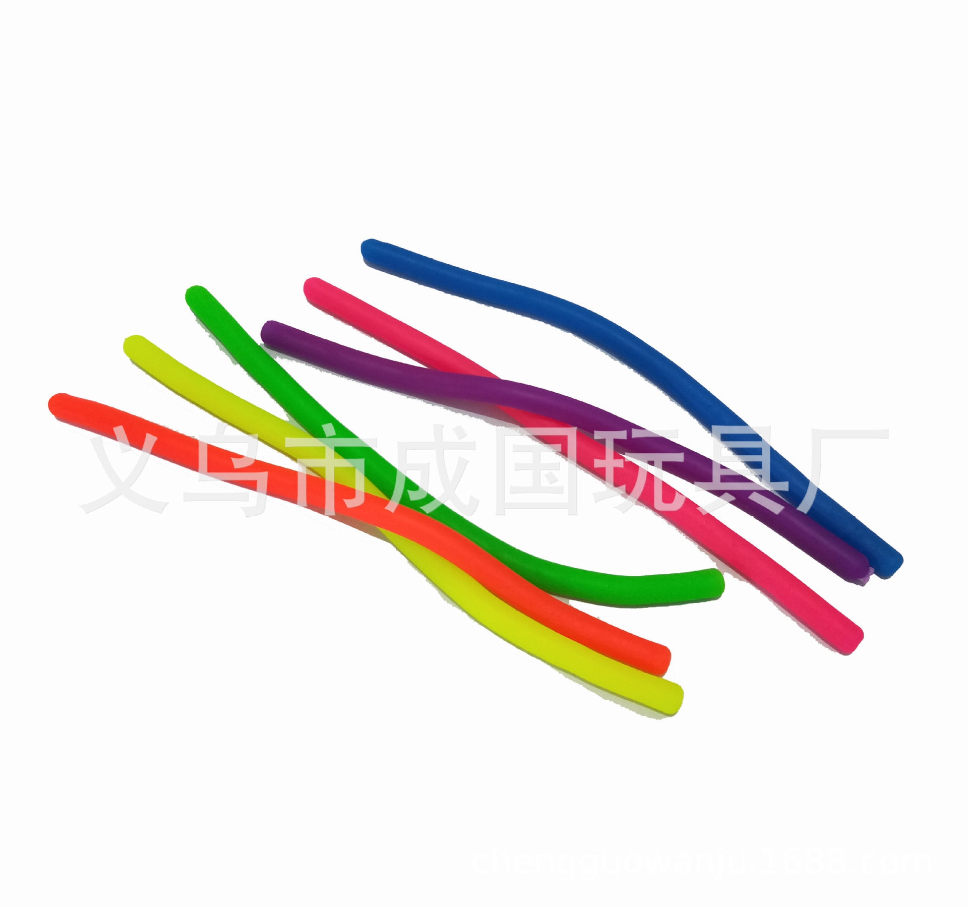 Factory Wholesale Foreign Trade Cross-Border Hot Sale TPR Soft Rubber Noodles Monkey Noodles Elastic Lala Decompression Rope Artifact