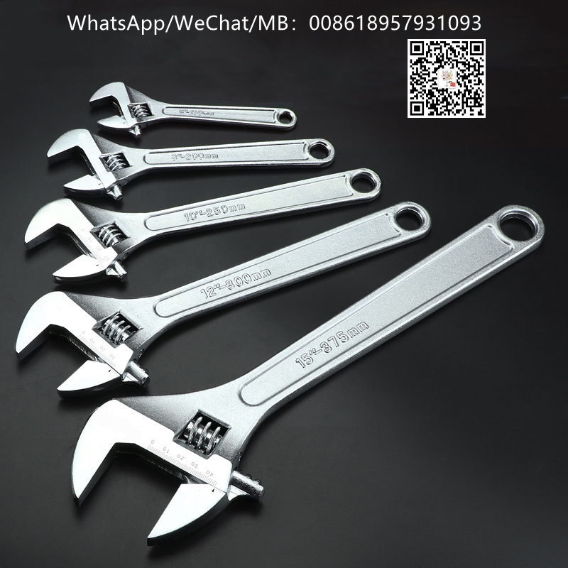 monkey wrench 活扳手 adjustable spanner