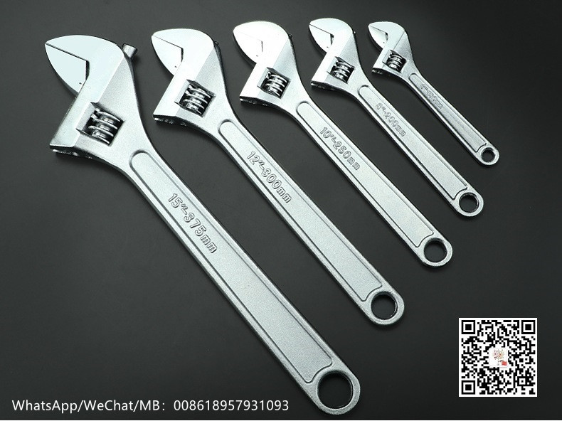 monkey wrench 活扳手 adjustable spanner