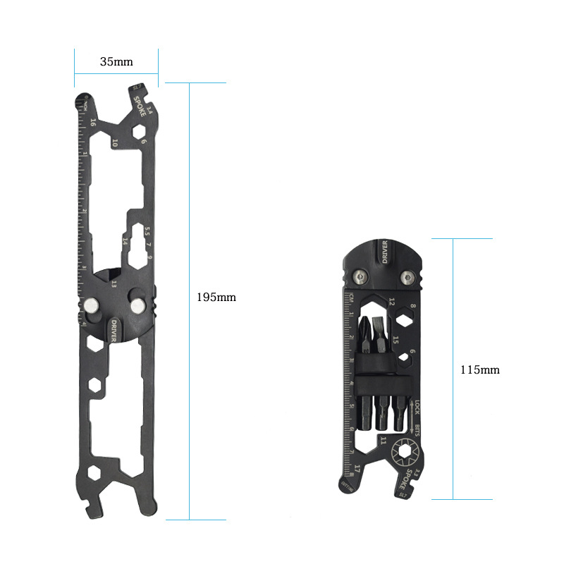 Outdoor Creative Multi-Functional Monkey Spanner Portable Bicycle Maintenance EDC Gadget