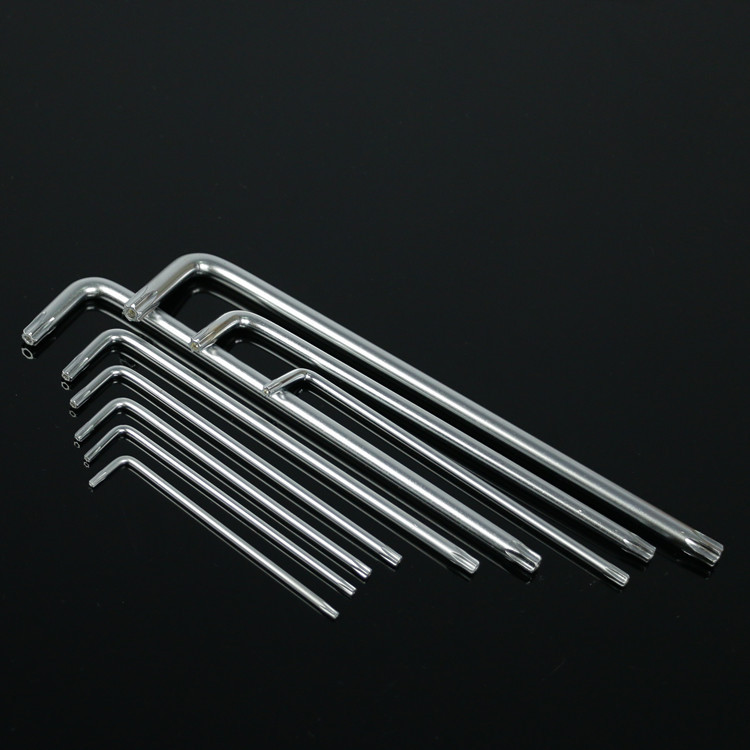 More than T10-T55 Specifications Lengthened Plum Blossom Hexagon Hollow Hole Rice Character Anti-Theft Monkey Spanner Inner Six Flower Wrench